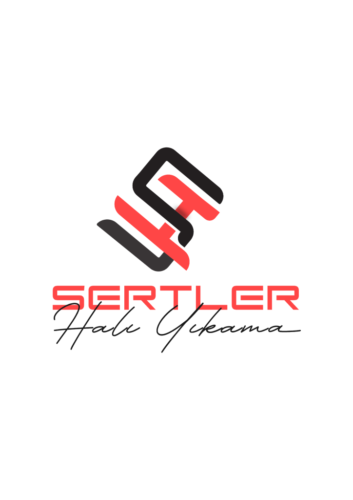 a black and red logo